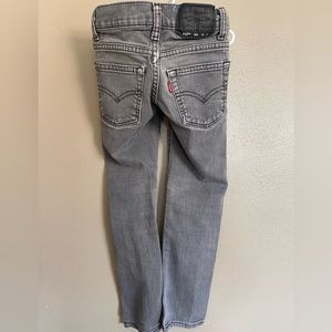 Levi’s 510 Skinny Jeans, size 8 regular, distressed grey wash